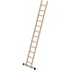 Munk Houten enkele ladder, 12 sporten met stabilisatiebalk Munk Houten enkele ladder, 12 sporten met stabilisatiebalk