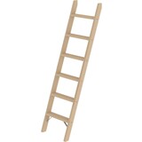 Roossien Houten enkele trapladder, 6 treden