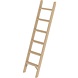 Munk Houten enkele trapladder, 6 treden Munk Houten enkele trapladder, 6 treden