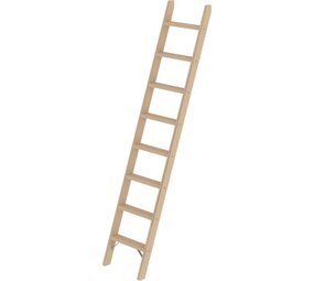 Munk Houten enkele trapladder, 8 treden Munk Houten enkele trapladder, 8 treden
