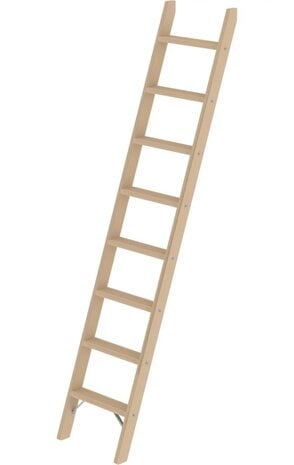 Roossien Houten enkele trapladder, 8 treden
