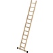 Munk Houten enkele trapladder, 12 treden met stabilisatiebalk Munk Houten enkele trapladder, 12 treden met stabilisatiebalk