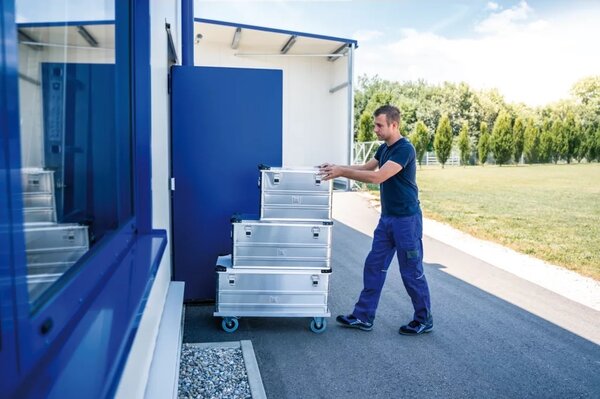 Roossien Aluminium kist, 240 liter