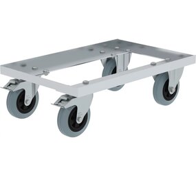 Roossien Aluminium transportwagen voor 47 of 76 liter transportkist