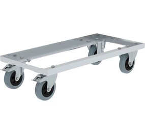 Roossien Aluminium transportwagen voor 91 liter transportkist