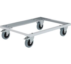 Roossien Aluminium transportwagen voor 157 en 240 liter transportkist