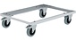 Aluminium transportwagen voor 157 en 240 liter transportkist Aluminium transportwagen voor 157 en 240 liter transportkist