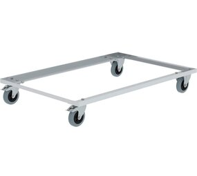 Roossien Aluminium transportwagen voor 415 liter transportkist