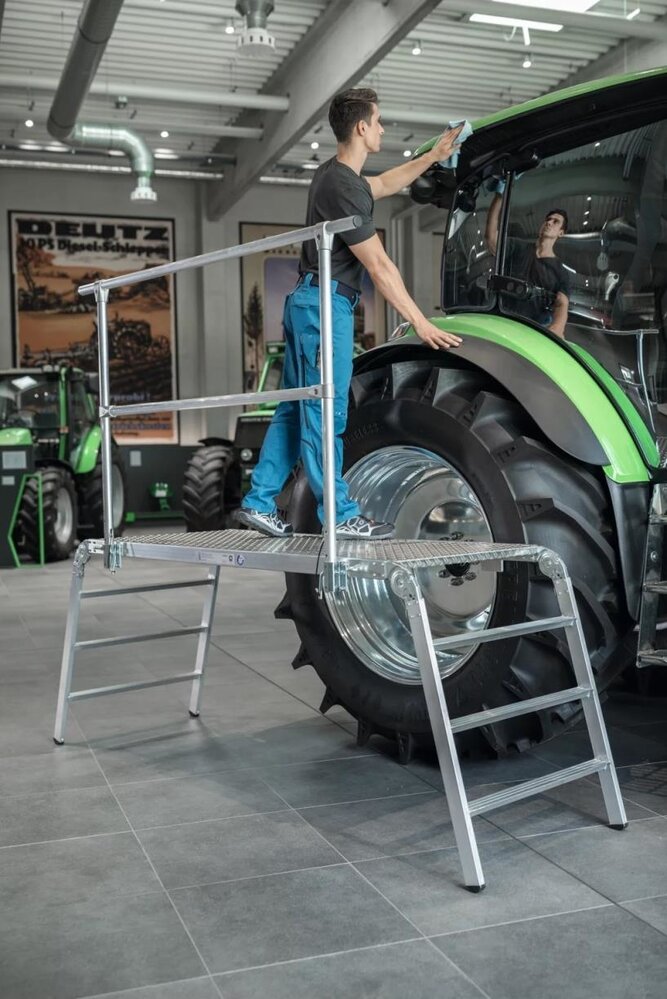 Roossien Aluminium werkplatform, inklapbaar