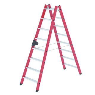 Kunststof dubbele trappen van Ladder.nl