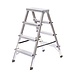 Munk Dubbele huishoudtrap, 2x4 treden Munk Dubbele huishoudtrap, 2x4 treden