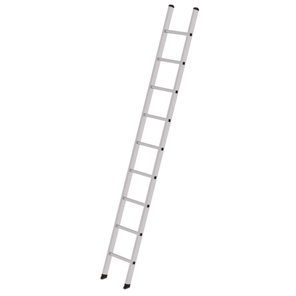Roossien Aluminium enkele ladder, 9 sporten (350mm breed)