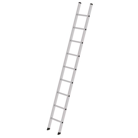 Roossien Aluminium enkele ladder, 9 sporten (350mm breed)