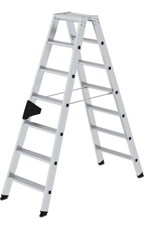 Munk Aluminium dubbele trap, 2x7 treden