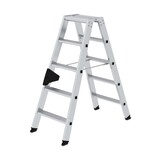 Munk Aluminium dubbele trap, 2x5 treden Munk Aluminium dubbele trap, 2x5 treden