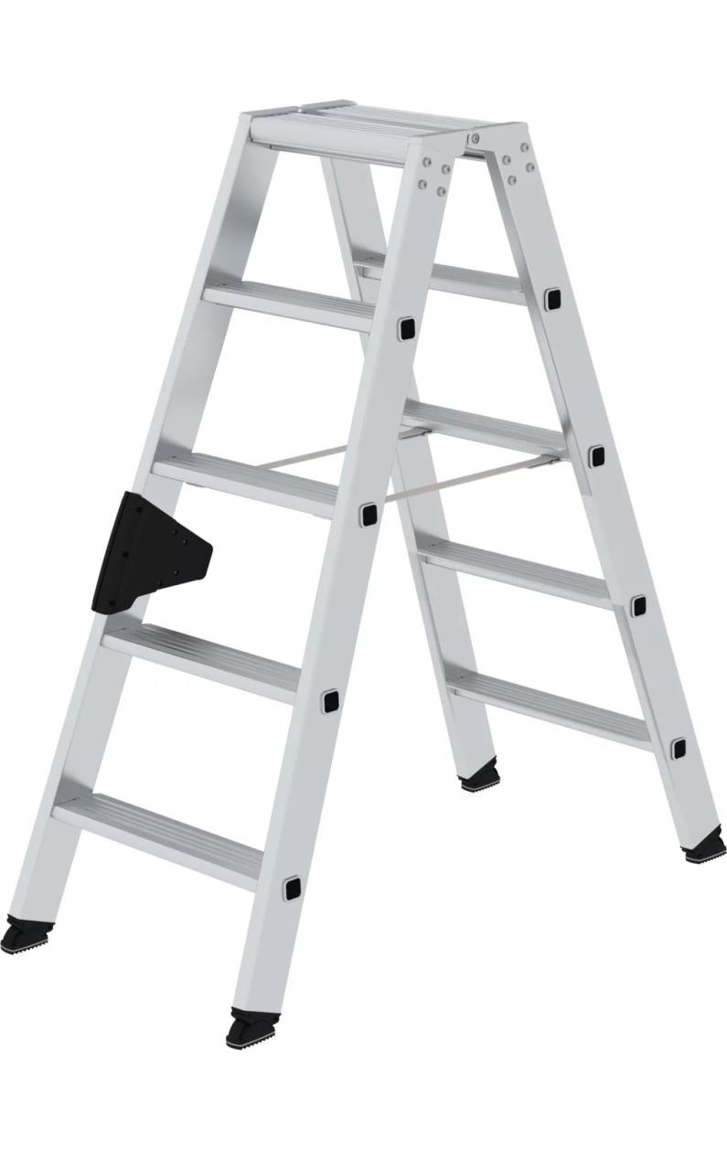 koelkast Ondenkbaar Prik Aluminium dubbele trap, 2x5 treden | Professioneel | Ladder.nl
