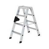 Munk Aluminium dubbele trap, 2x4 treden Munk Aluminium dubbele trap, 2x4 treden