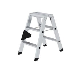 Munk Aluminium dubbele trap, 2x3 treden Munk Aluminium dubbele trap, 2x3 treden