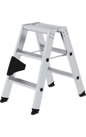 Munk Aluminium dubbele trap, 2x3 treden