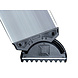 Munk Aluminium dubbele trap, 2x4 treden, verrijdbaar Munk Aluminium dubbele trap, 2x4 treden, verrijdbaar