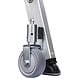 Munk Aluminium dubbele trap, 2x7 treden, verrijdbaar Munk Aluminium dubbele trap, 2x7 treden, verrijdbaar