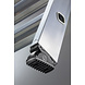 Munk Aluminium dubbele trap, 2x10 treden, verrijdbaar Munk Aluminium dubbele trap, 2x10 treden, verrijdbaar