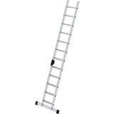 Munk Aluminium enkele trap, 12 treden met stabilisatiebalk Munk Aluminium enkele trap, 12 treden met stabilisatiebalk