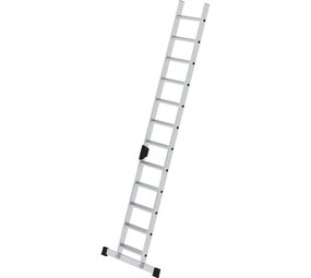 Munk Aluminium enkele trap, 12 treden met stabilisatiebalk Munk Aluminium enkele trap, 12 treden met stabilisatiebalk