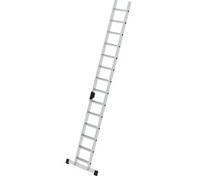 Munk Aluminium enkele trap, 14 treden met stabilisatiebalk Munk Aluminium enkele trap, 14 treden met stabilisatiebalk