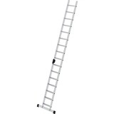 Munk Aluminium enkele trap, 16 treden met stabilisatiebalk Munk Aluminium enkele trap, 16 treden met stabilisatiebalk