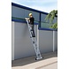 Roossien Aluminium enkele trap, 18 treden met stabilisatiebalk
