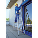 Roossien Aluminium dubbele ladder, 2x8 sporten