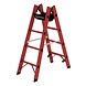 Munk Volkunststof dubbele ladder, 2x4 sporten Munk Volkunststof dubbele ladder, 2x4 sporten