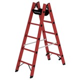 Roossien Volkunststof dubbele ladder, 2x5 sporten