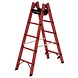 Munk Volkunststof dubbele ladder, 2x5 sporten Munk Volkunststof dubbele ladder, 2x5 sporten