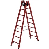 Munk Volkunststof dubbele ladder, 2x8 sporten