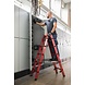 Munk Volkunststof dubbele ladder, 2x6 sporten Munk Volkunststof dubbele ladder, 2x6 sporten