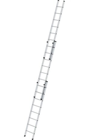 Munk 3-delige aluminium opsteekladder, 3x8 sporten Munk 3-delige aluminium opsteekladder, 3x8 sporten