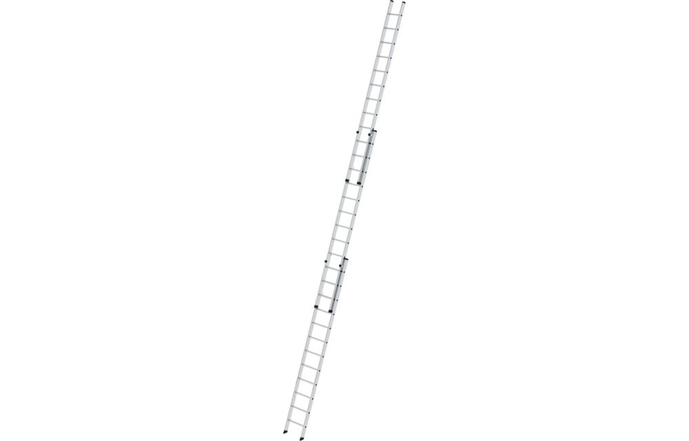 3-delige aluminium opsteekladder, 3x12 sporten