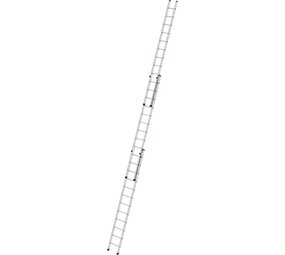 Munk 3-delige aluminium opsteekladder, 3x12 sporten Munk 3-delige aluminium opsteekladder, 3x12 sporten