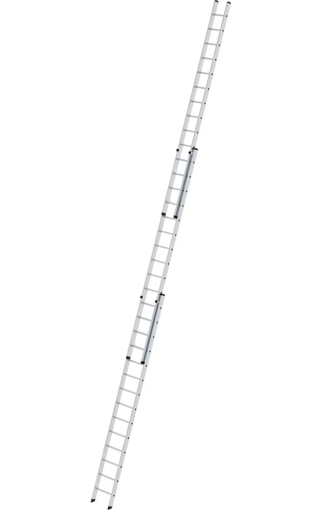 Roossien 3-delige aluminium opsteekladder, 3x14 sporten