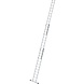 Munk 3-delige aluminium opsteekladder, 3x12 sporten met stabilisatiebalk Munk 3-delige aluminium opsteekladder, 3x12 sporten met stabilisatiebalk