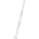 Munk 3-delige aluminium opsteekladder, 3x14 sporten met stabilisatiebalk Munk 3-delige aluminium opsteekladder, 3x14 sporten met stabilisatiebalk