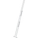 Munk 3-delige aluminium opsteekladder, 3x14 sporten met stabilisatiebalk Munk 3-delige aluminium opsteekladder, 3x14 sporten met stabilisatiebalk