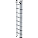 Munk 3-delige aluminium opsteekladder, 3x8 sporten Munk 3-delige aluminium opsteekladder, 3x8 sporten