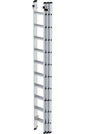 Munk 3-delige aluminium opsteekladder, 3x10 sporten Munk 3-delige aluminium opsteekladder, 3x10 sporten