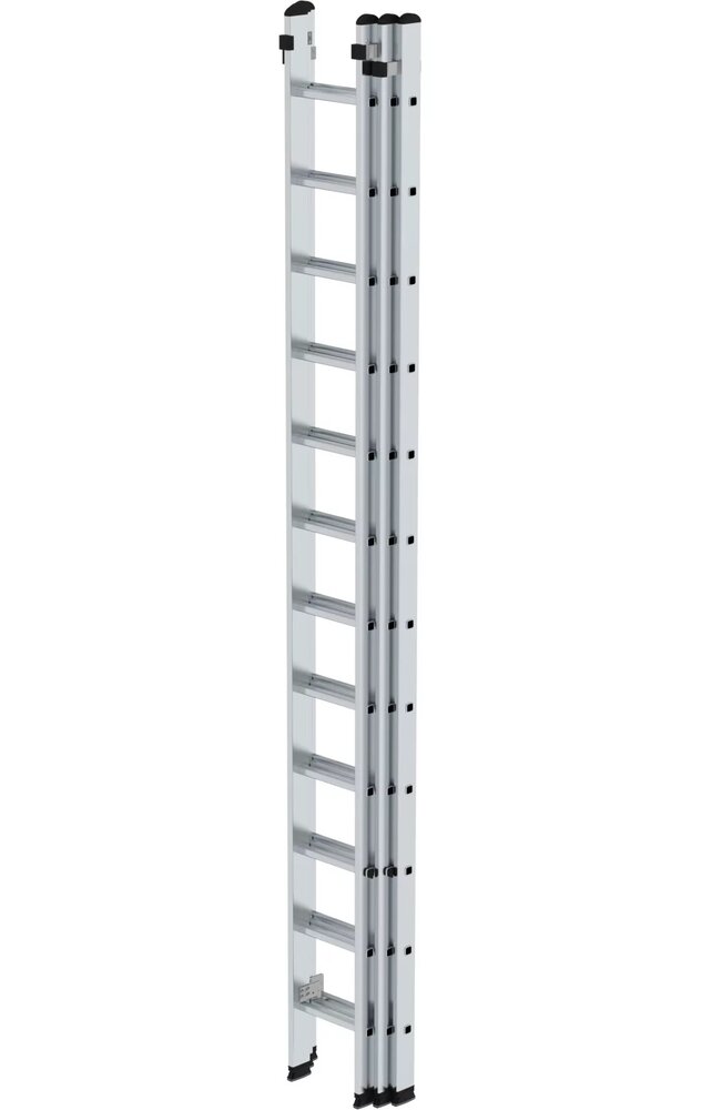 Roossien 3-delige aluminium opsteekladder, 3x12 sporten