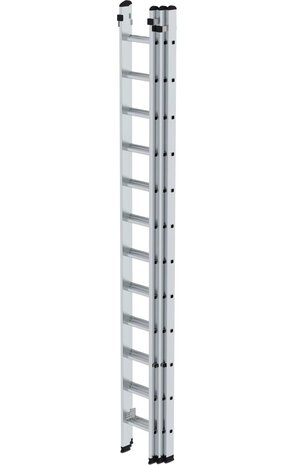 Roossien 3-delige aluminium opsteekladder, 3x12 sporten