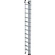 Munk 3-delige aluminium opsteekladder, 3x12 sporten Munk 3-delige aluminium opsteekladder, 3x12 sporten