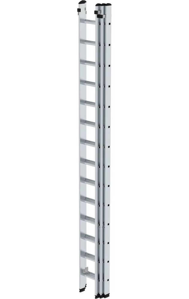 Roossien 3-delige aluminium opsteekladder, 3x14 sporten